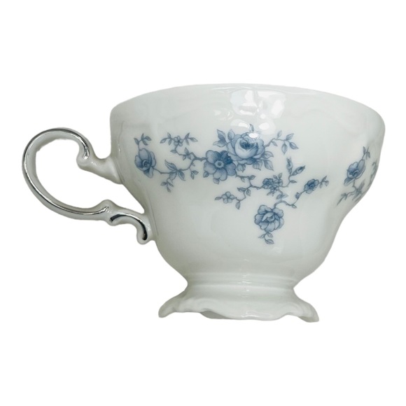 Johann Haviland Bavaria Germany Fine Porcelain Blue Garland Tea Cup Replacements - Picture 4 of 10